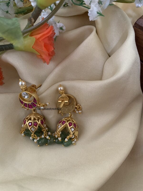 Jadau kemp mini jhumkas