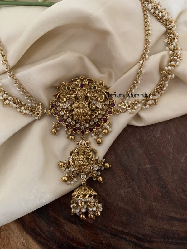 Temple Lakshmi Bun pin with maati