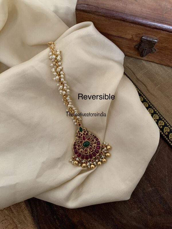 Reversible Kemp lakshmi maangtikka