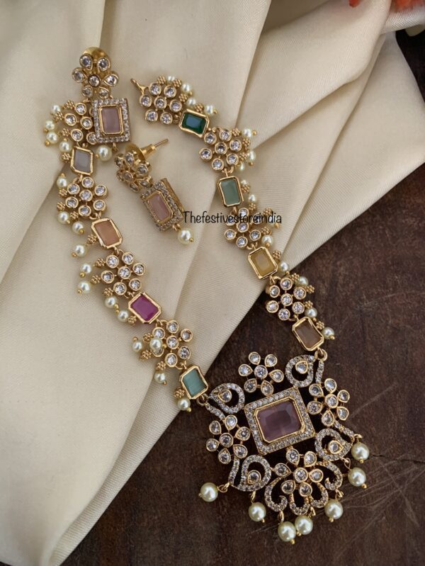 Pastel Gejje necklace set