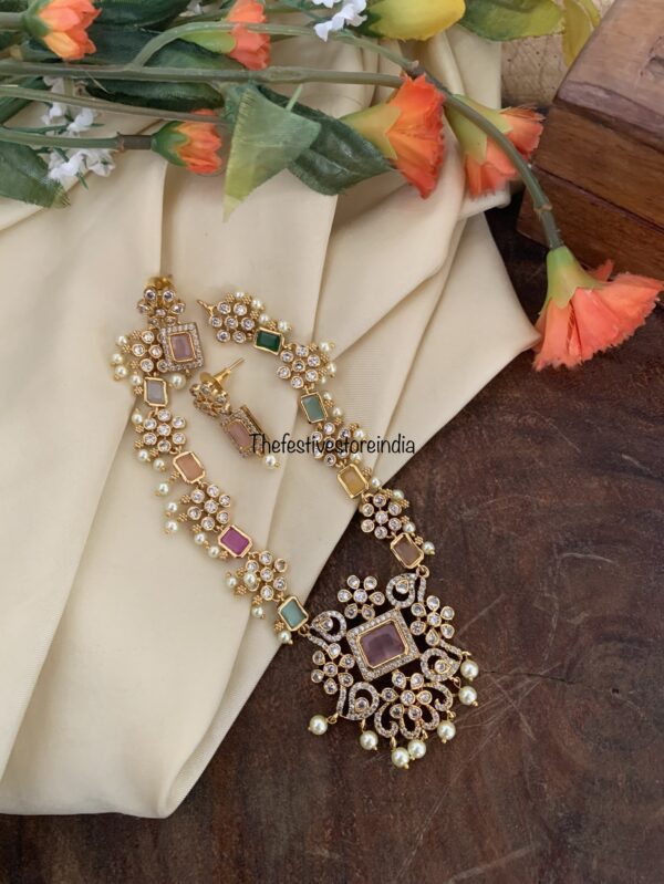 Pastel Gejje necklace set