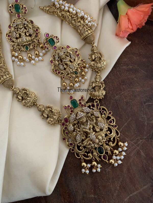 Budgeted Lakshmi pearl kanti set