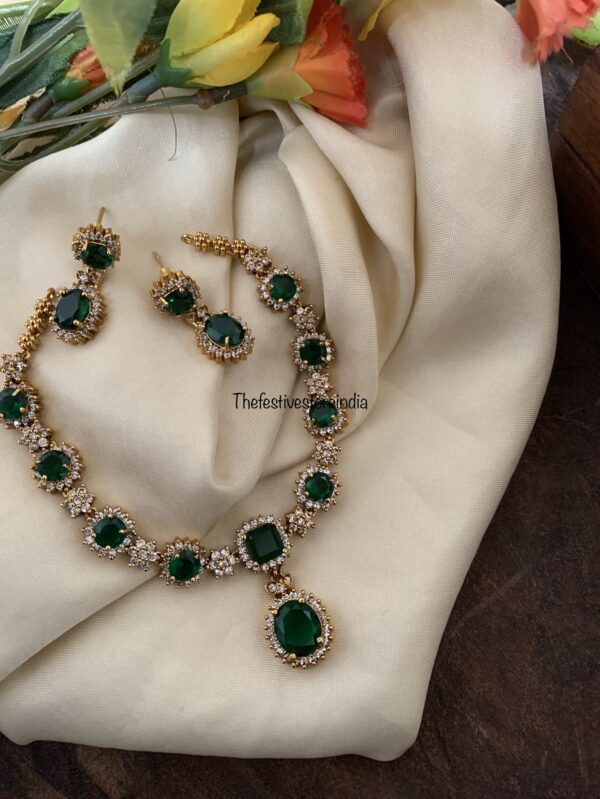Emerald AD necklace set