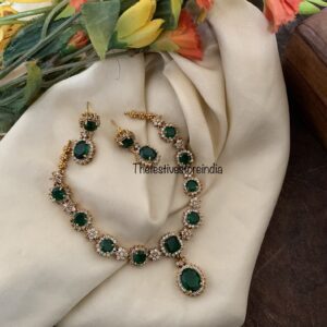 Emerald AD necklace set