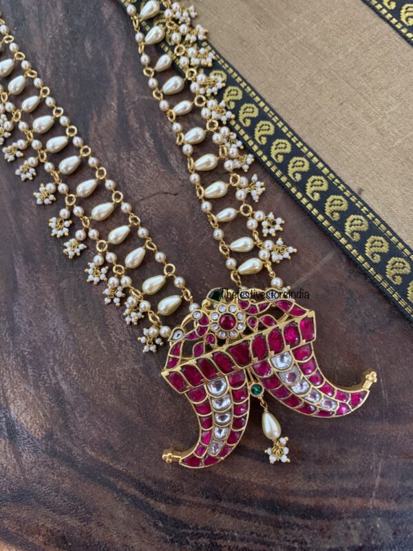 Jadau Kemp UNISEX huli uguru pearls chain