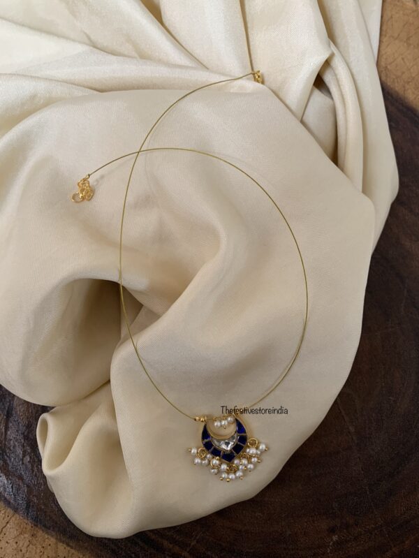 Jadau minimalist pendant chain - All blue | Invisible chain