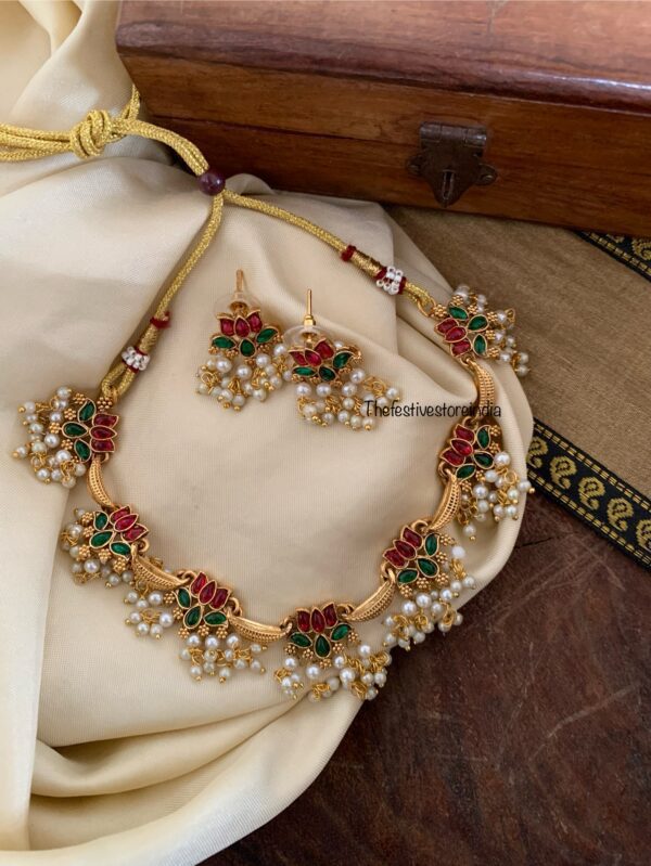 Budgeted matte Taamarai pearl drops set