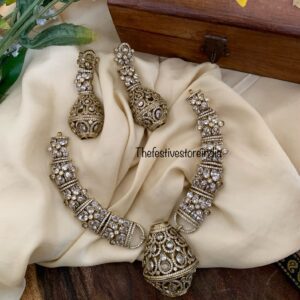 Unique all white victorian necklace set