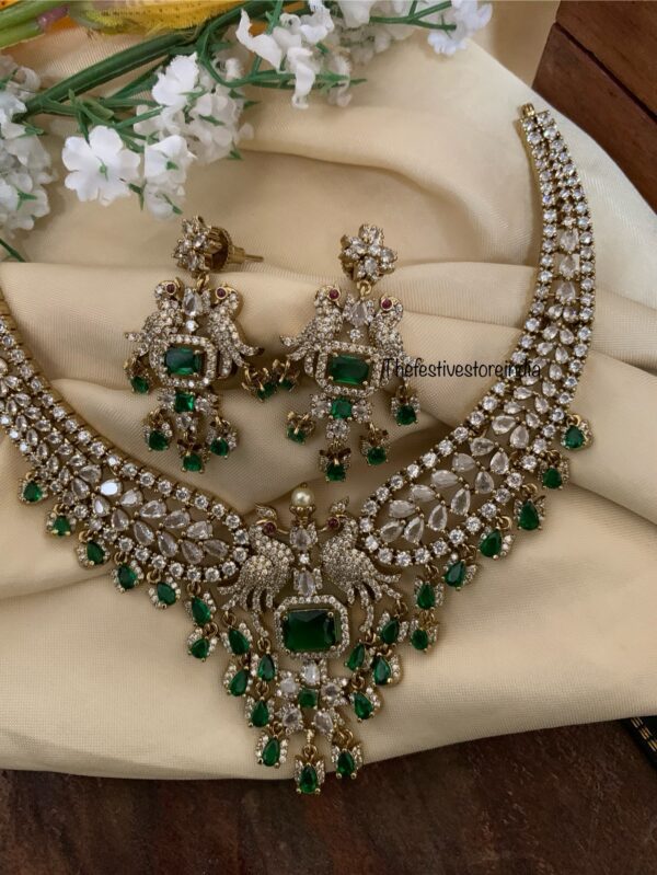 Victorian classic hasli with Emerald/green stone