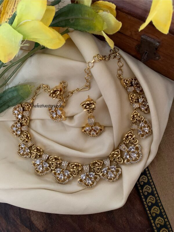 All all white floral set