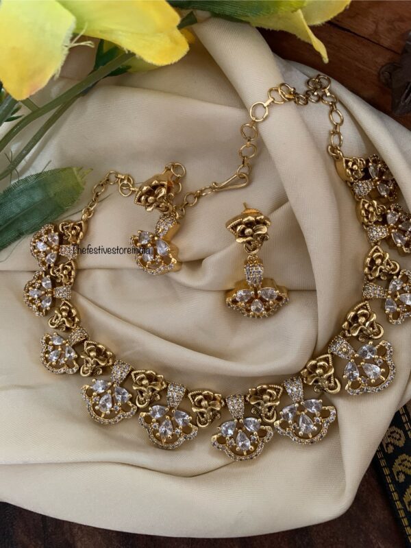 All all white floral set
