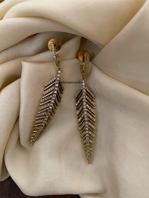 Feather earrings