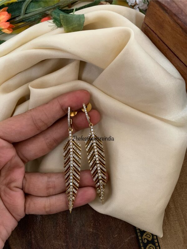 Feather earrings