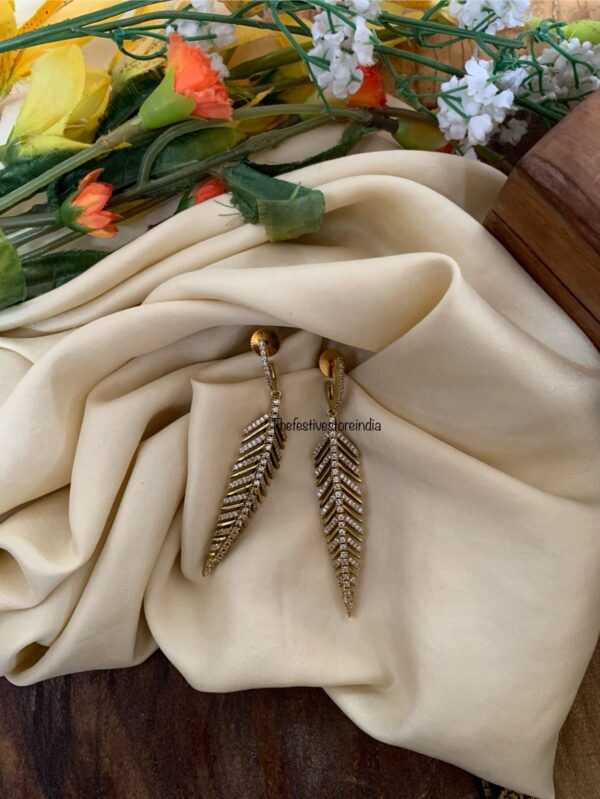 Feather earrings