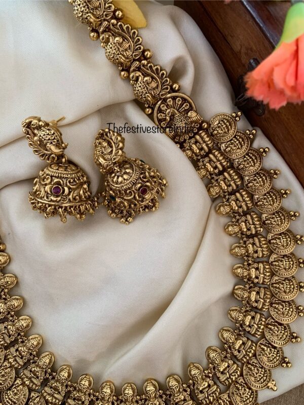 Antique polish Grand Bridal kaasu haaram set