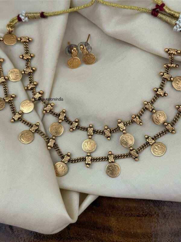 Budgeted Coin kaasu lakshmi necklace set