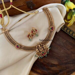Bridal Lakshmi attigai chain set