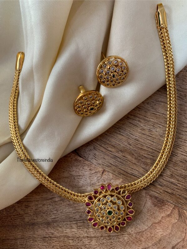 Mini raagata necklace set