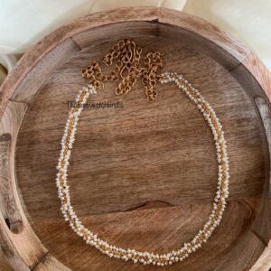 Budgeted pearls waist chain