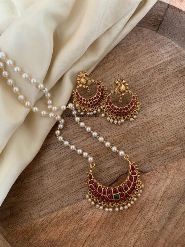 Budgeted Kemp chandra pearls set