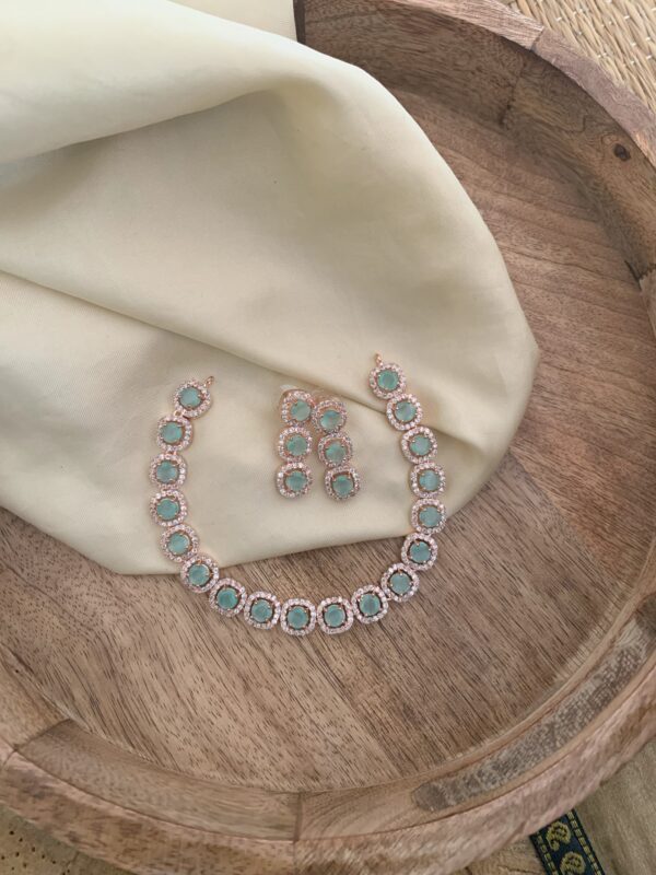Rosegold blocks set - Mint