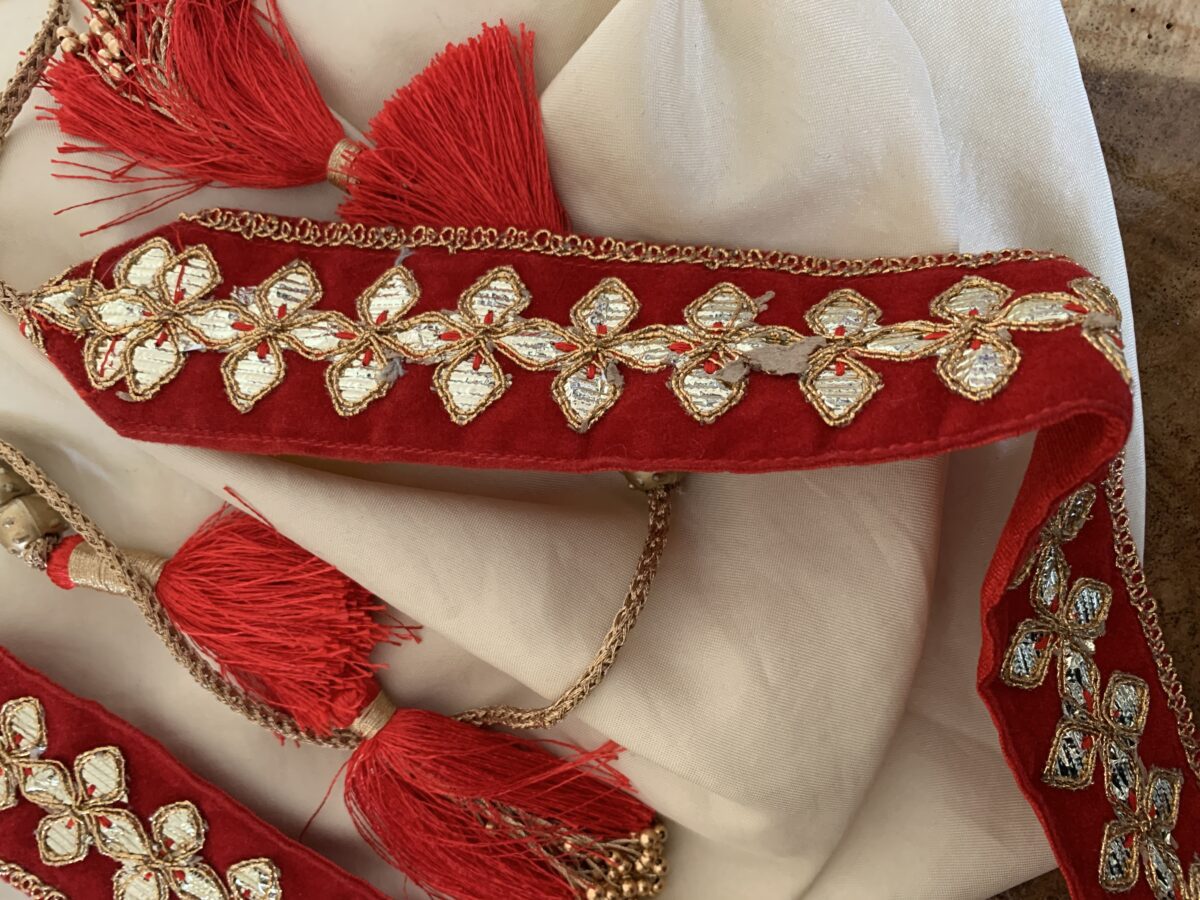 Cloth hipbelt - Red velvet