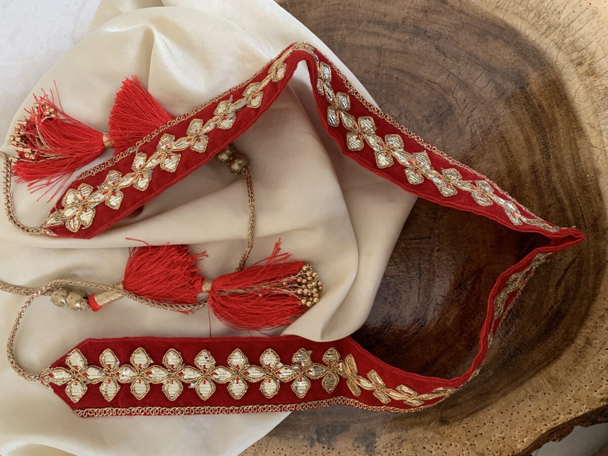 Cloth hipbelt - Red velvet