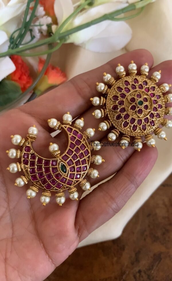 Premium Surya chandra all red set