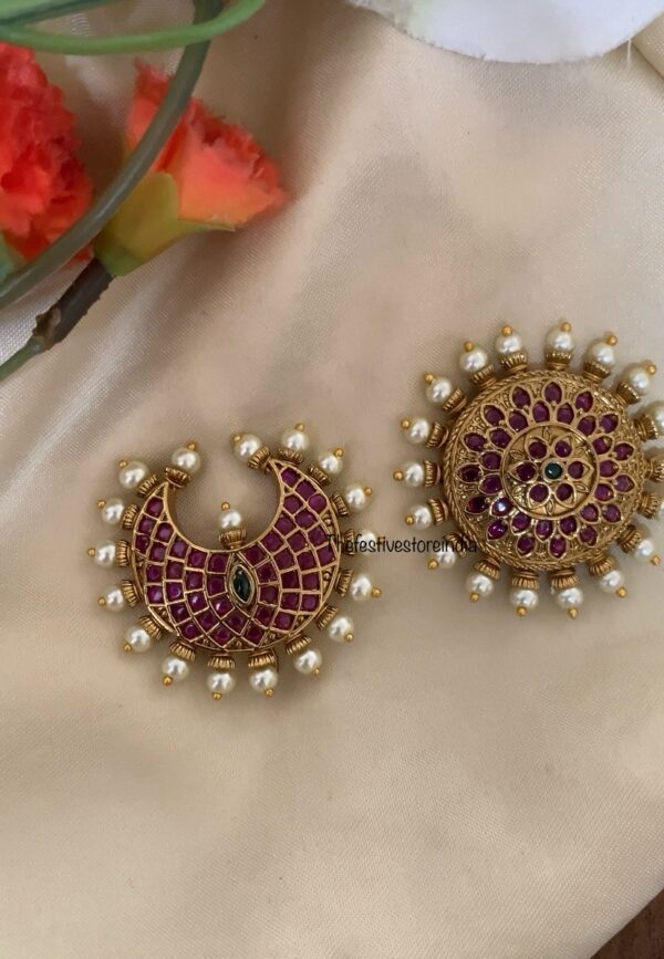 Premium Surya chandra all red set