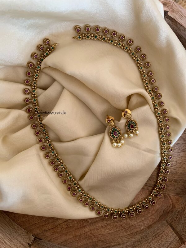 45cms mini kemp bottu haaram set