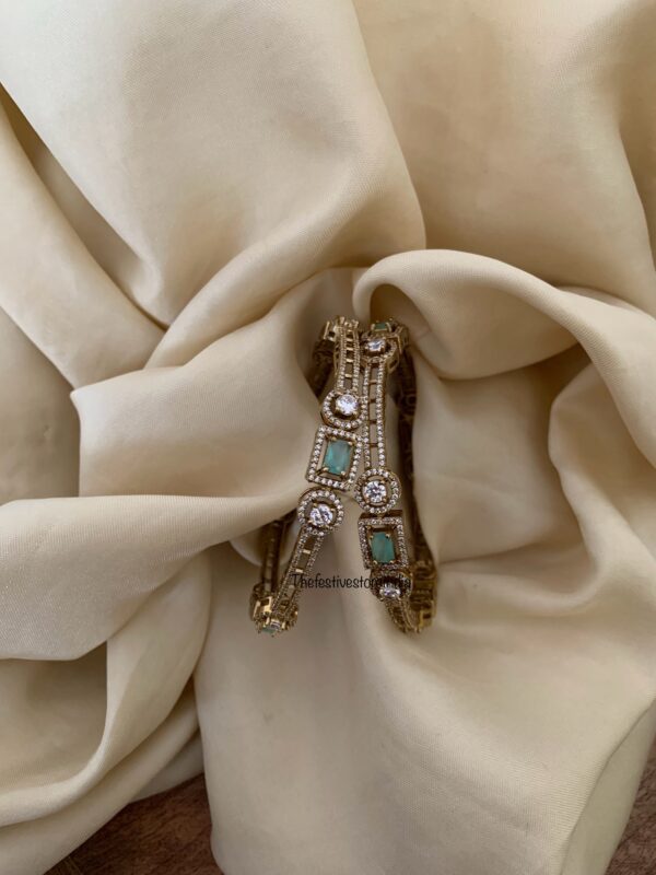 AD set of 2 bangles - Mint