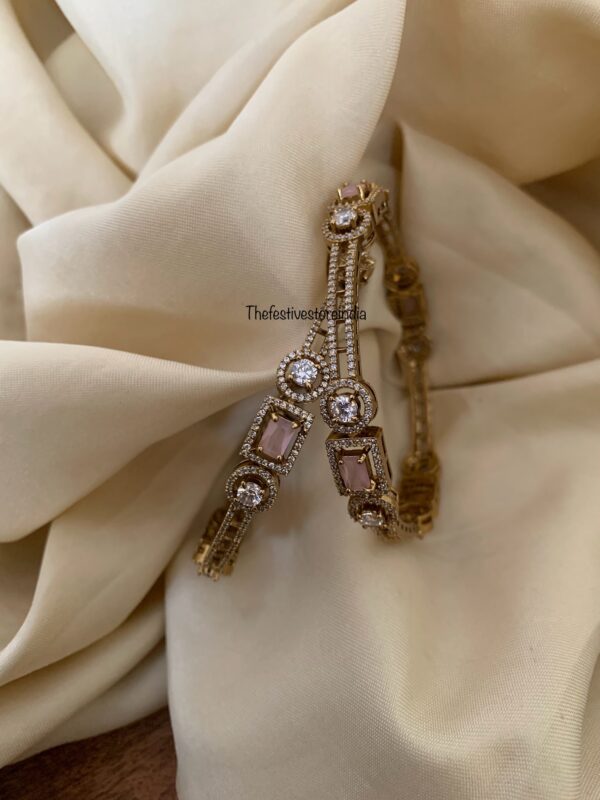 AD set of 2 bangles - Pink