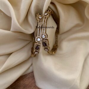 AD set of 2 bangles - Purple