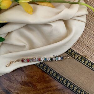Multi color stone bracelet