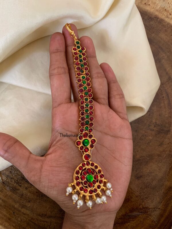 Bharathanatyam kemp maangtikka 2