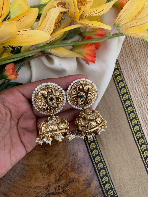 Bridal Navilu jhumkas