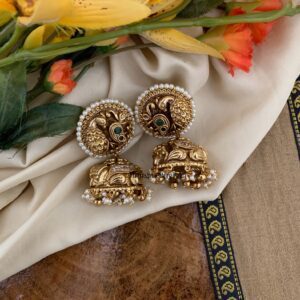 Bridal Navilu jhumkas