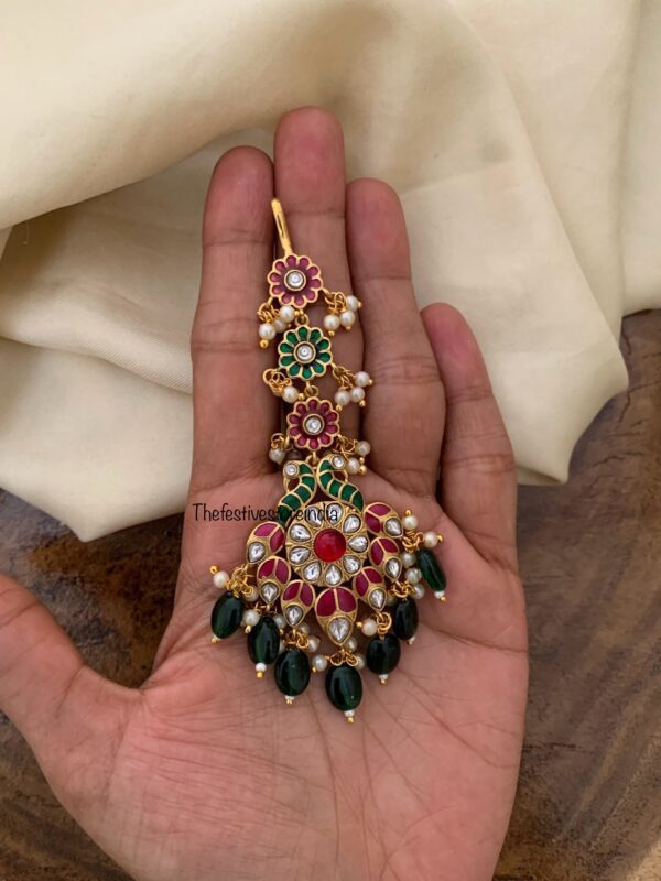 Enamel painted maangtikka 1