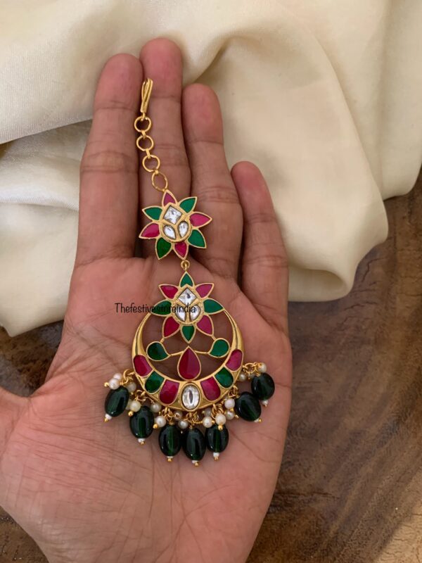 Enamel painted maangtikka 2