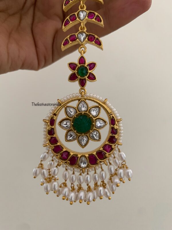 Statement bridal Jadau maangtikka