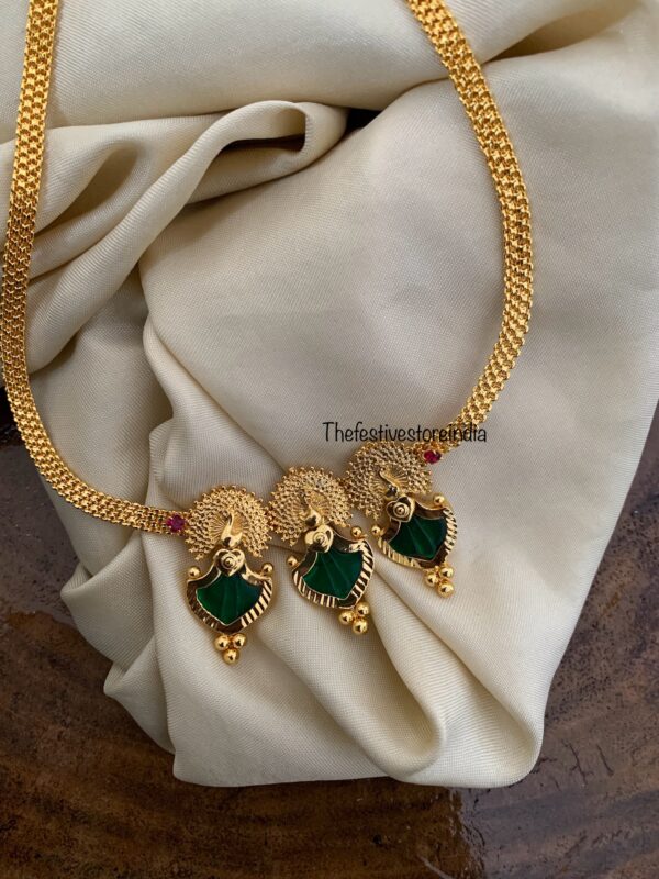 Micro gold kerala palakka chain