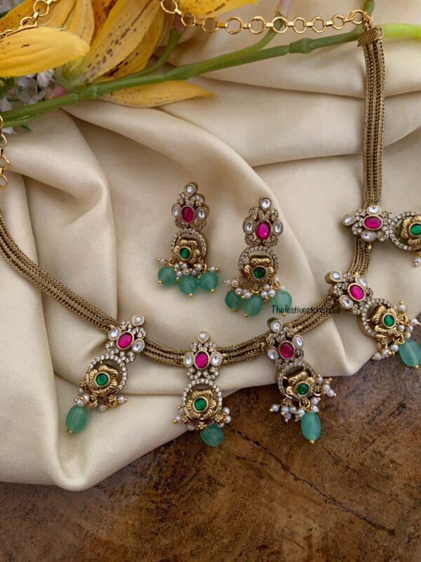 Victorian pendant chain set