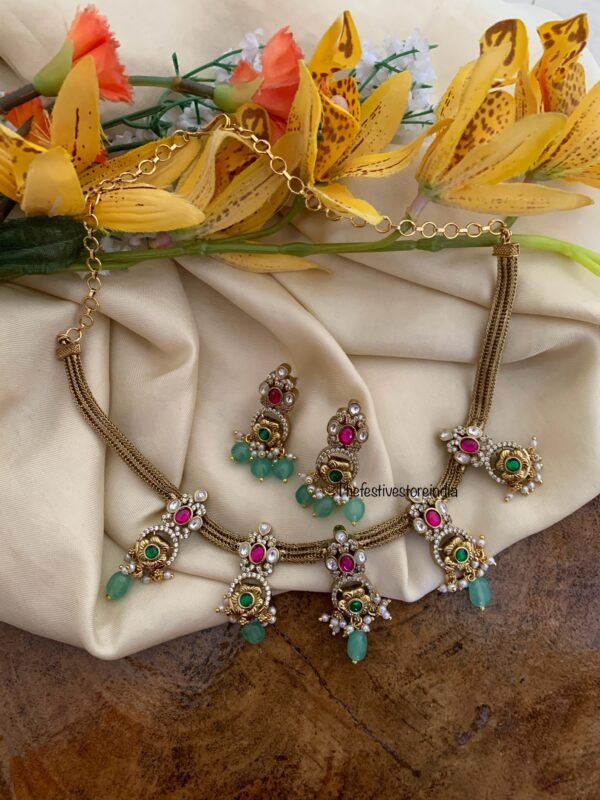 Victorian pendant chain set