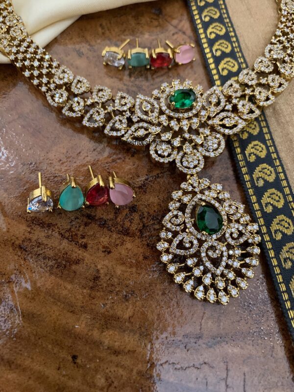 Diamond look alike changeable set