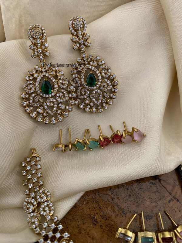 Diamond look alike changeable set