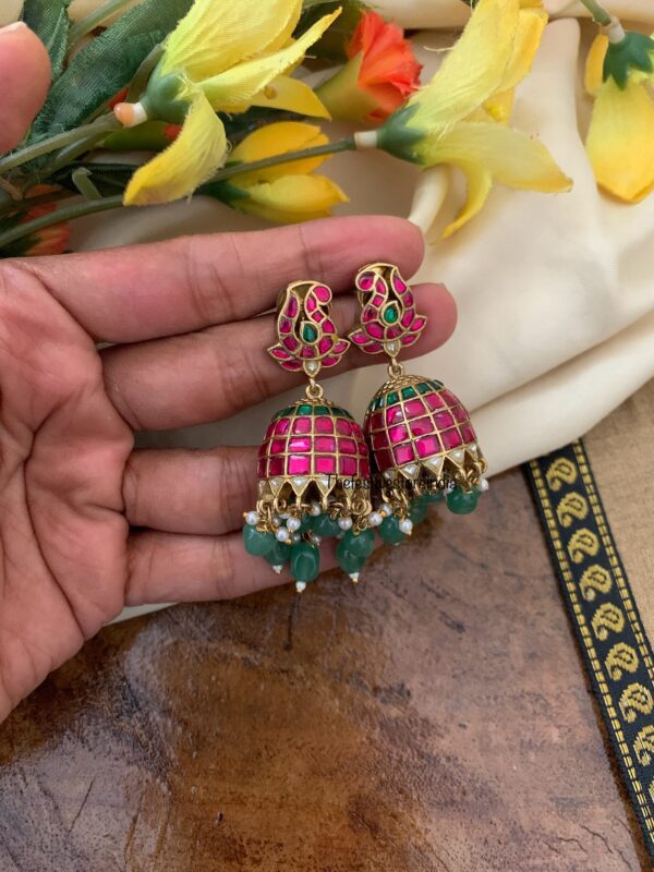 Kemp stone classic jhumkas