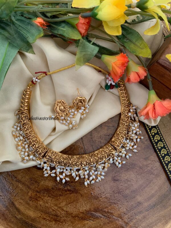 Rice pearls hasli set - V2