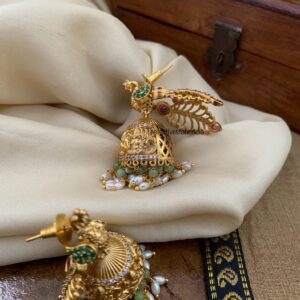 3D paravai jhumkas