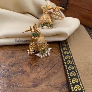 3D paravai jhumkas