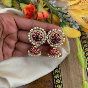 Kemp pearls classic jhumkas
